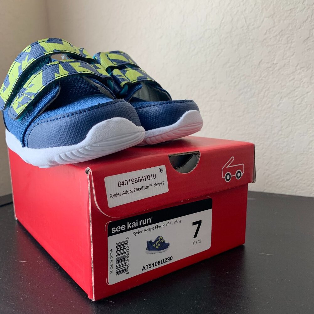 See Kai Run Ryder Adapt Flexirun Navy, Size 7